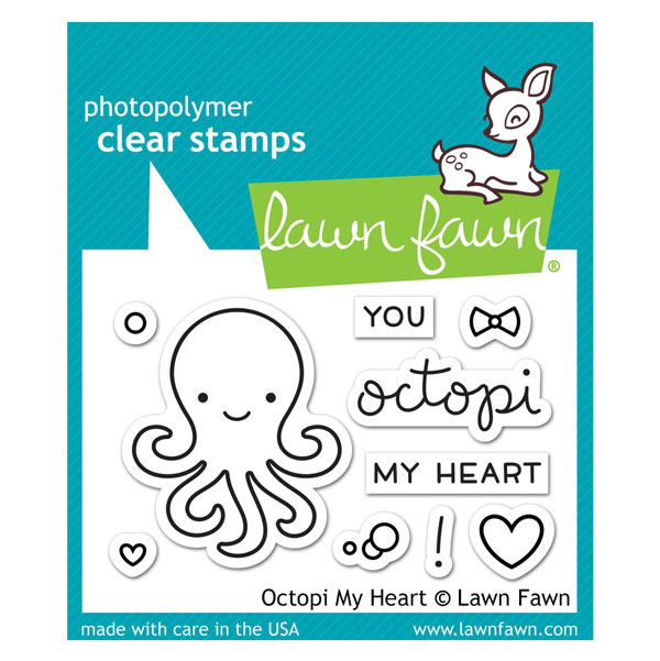 Lawn Fawn Octopi My Heart Stamp Set