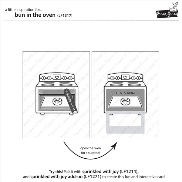 Lawn Fawn Bun In The Oven Stamp Set (not perfect)