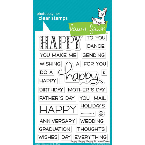 Lawn Fawn Happy Happy Happy Stamp Set