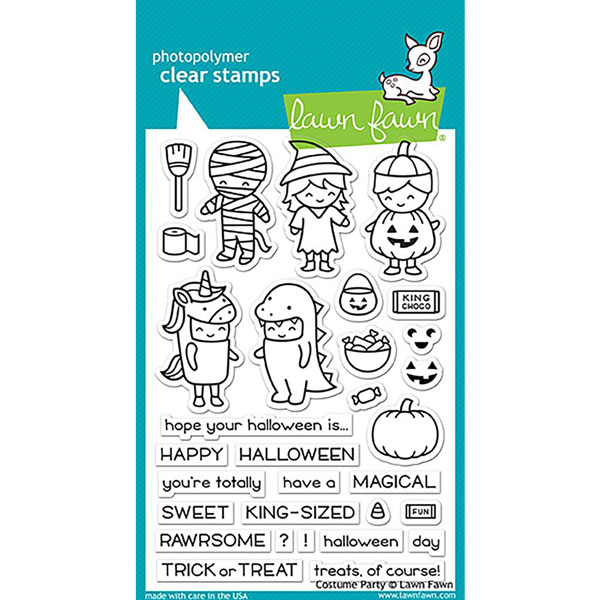 Lawn Fawn Costume Party Stamp Set