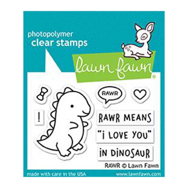 Lawn Fawn Rawr Stamp Set