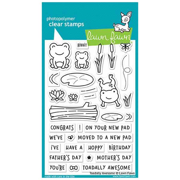 Lawn Fawn Toadally Awesome Stamp Set