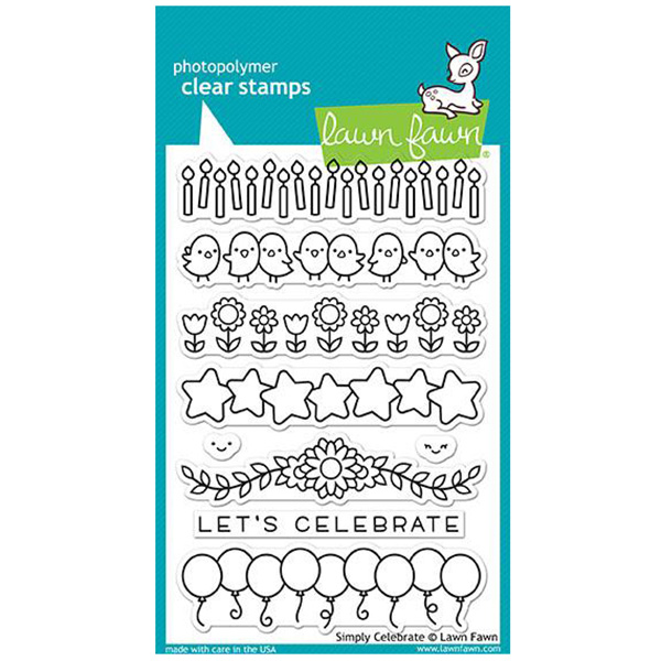 Lawn Fawn Simply Celebrate Stamp Set