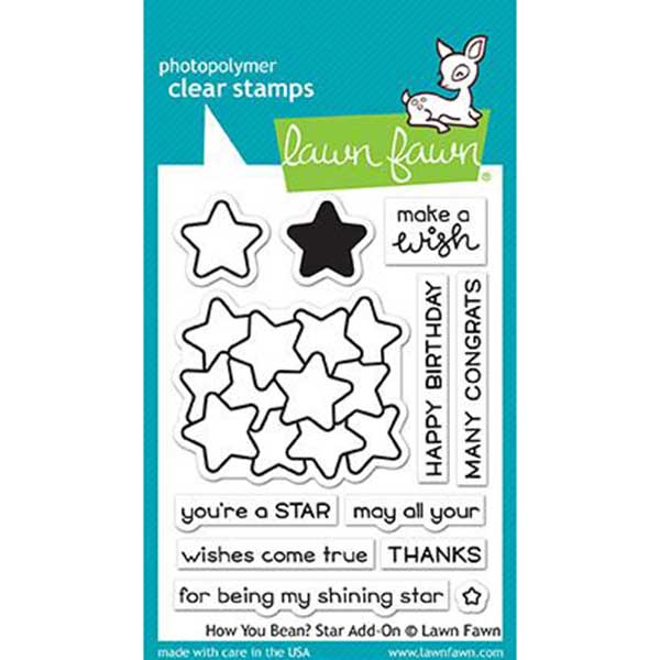 Lawn Fawn How You Bean? Star Add-On Stamp Set