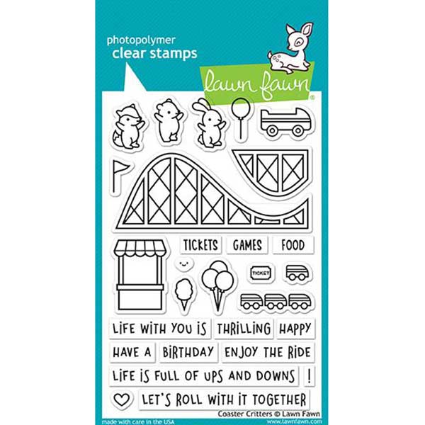 Lawn Fawn Coaster Critters Stamp Set