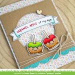 Lawn Fawn Caramel Apple Stamp Set