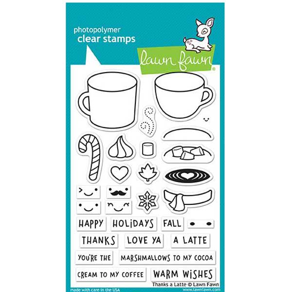 Lawn Fawn Thanks a Latte Stamp Set