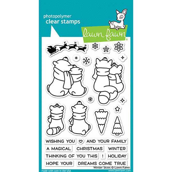 Lawn Fawn Winter Skies Stamp Set