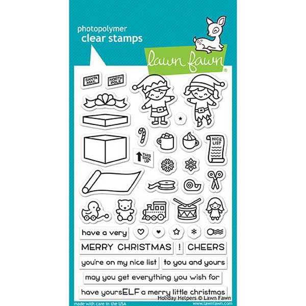 Lawn Fawn Holiday Helpers Stamp Set