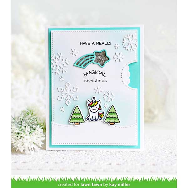 Lawn Fawn Say What? Christmas Critters Stamp Set