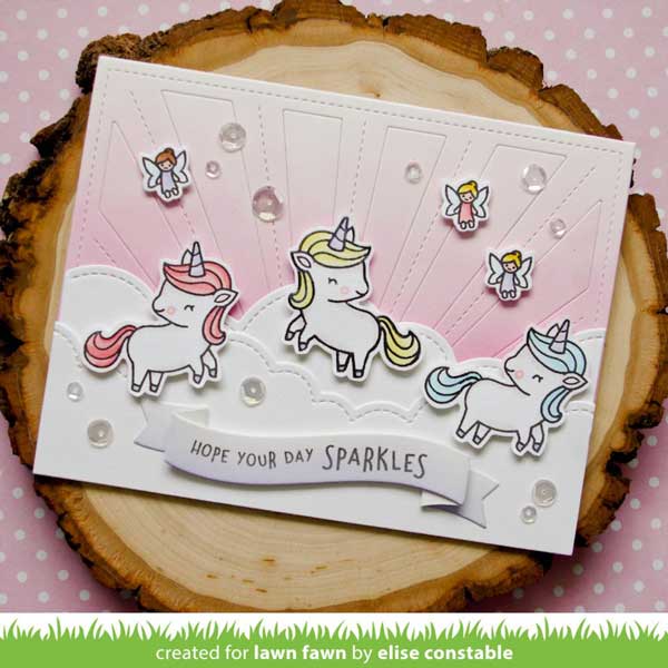 Lawn Fawn A Little Sparkle Stamp Set&lt;span style=&quot;color:red;&quot;&gt;Blemished&lt;/span&gt;