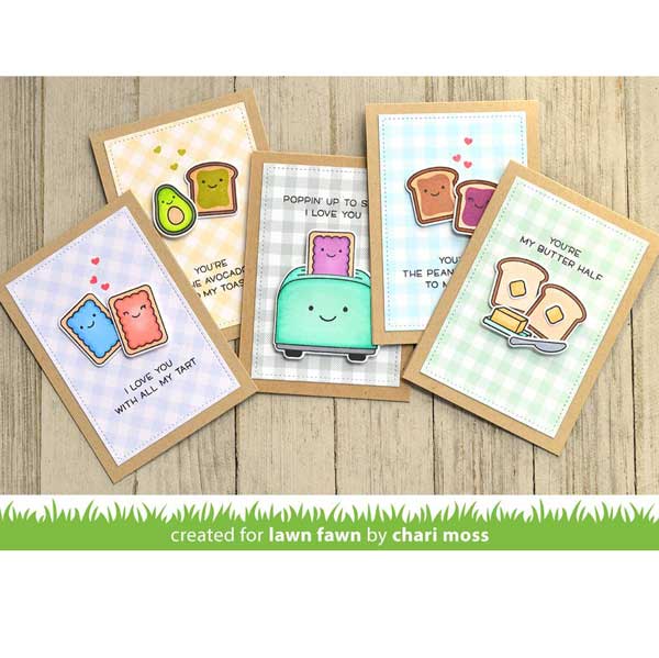 Lawn Fawn Let&#039;s Toast Stamp Set