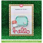 Lawn Fawn Let’s Toast Pull Tab Add-On Lawn Cuts