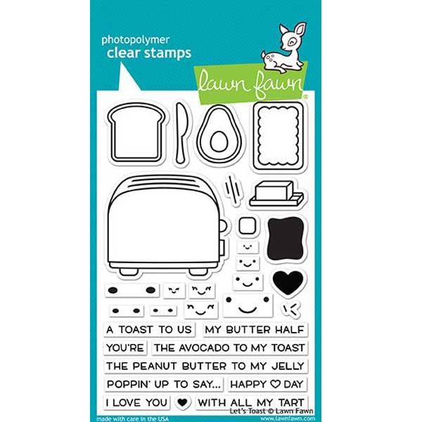 Lawn Fawn Let&#039;s Toast Stamp Set