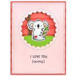 Lawn Fawn I Love You (calyptus) Stamp Set