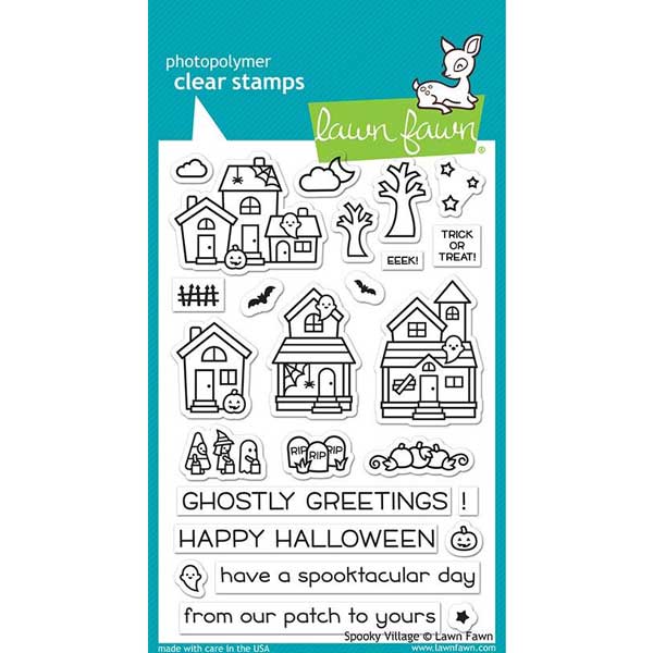 Lawn Fawn Spooky Village Stamp Set