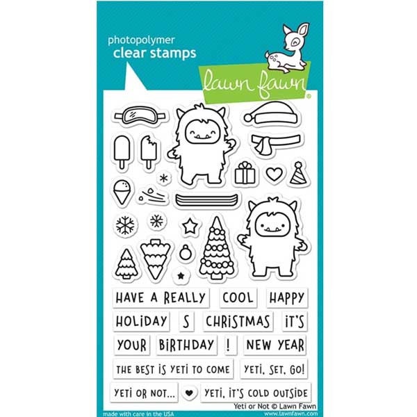 Lawn Fawn Yeti or Not Stamp Set