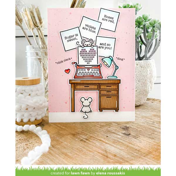 Lawn Fawn You&#039;re Just My Type Stamp Set