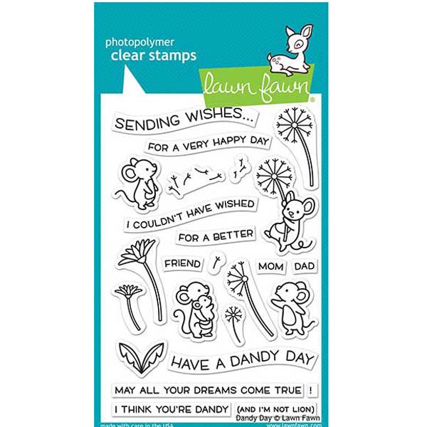 Lawn Fawn Dandy Day Stamp Set &lt;span style=&quot;color:red;&quot;&gt;Blemished&lt;/span&gt;