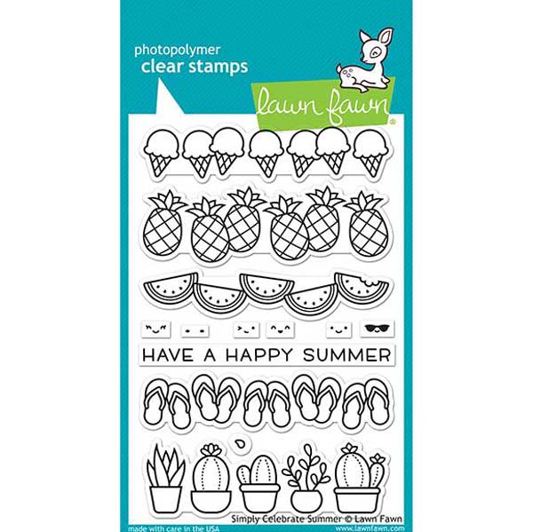 Lawn Fawn Simply Celebrate Summer Stamp