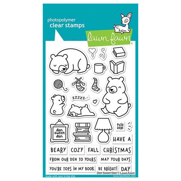 Lawn Fawn Den Sweet Den Stamp