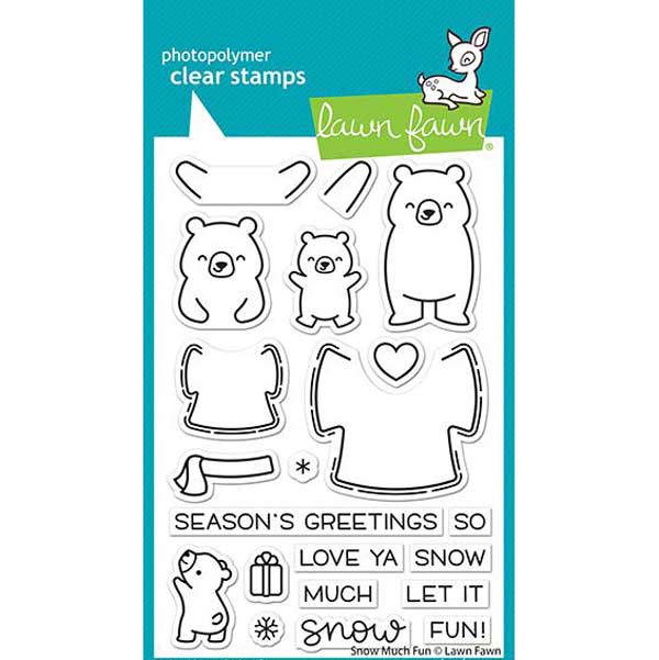 Lawn Fawn Snow Much Fun Stamp Set