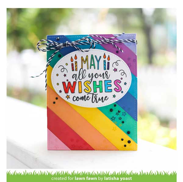 Lawn Fawn Giant Birthday Messages Stamp