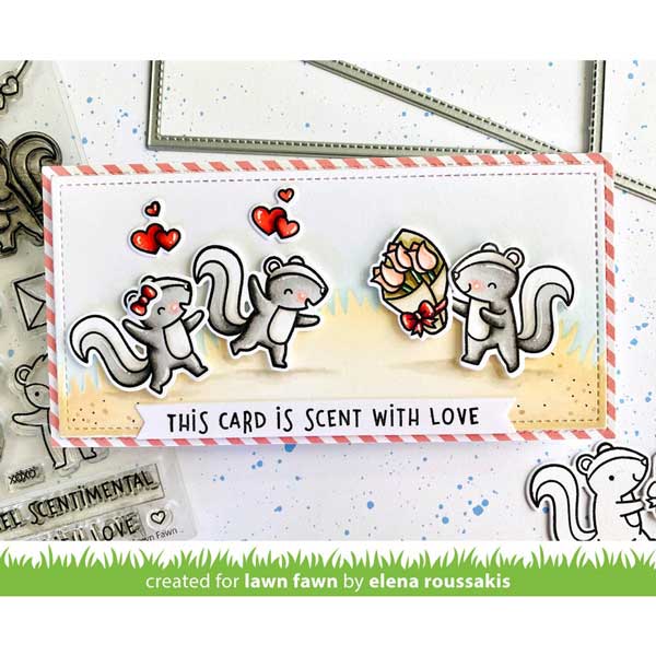 Lawn Fawn Scent with Love Add-on Stamp