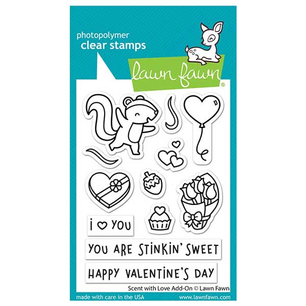 Lawn Fawn Scent with Love Add-on Stamp