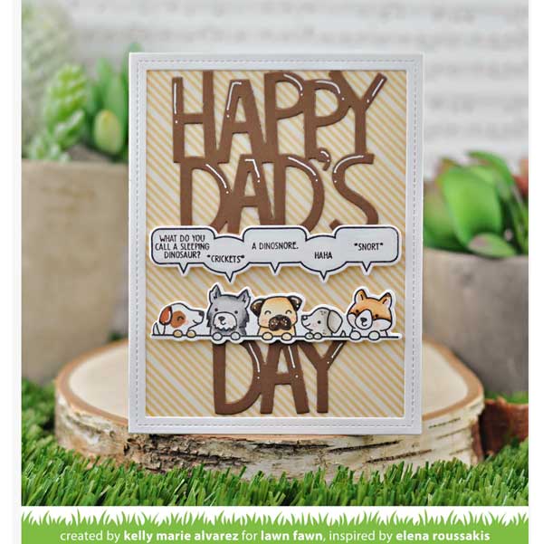 Lawn Fawn Dad Jokes Stamp