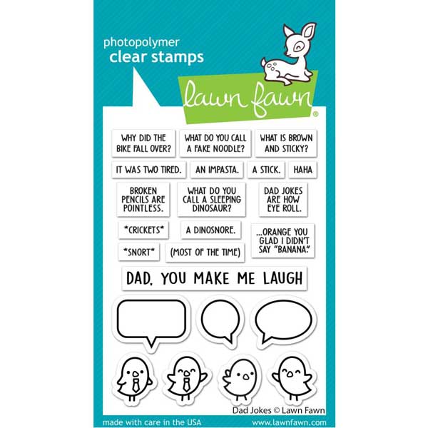 Lawn Fawn Dad Jokes Stamp