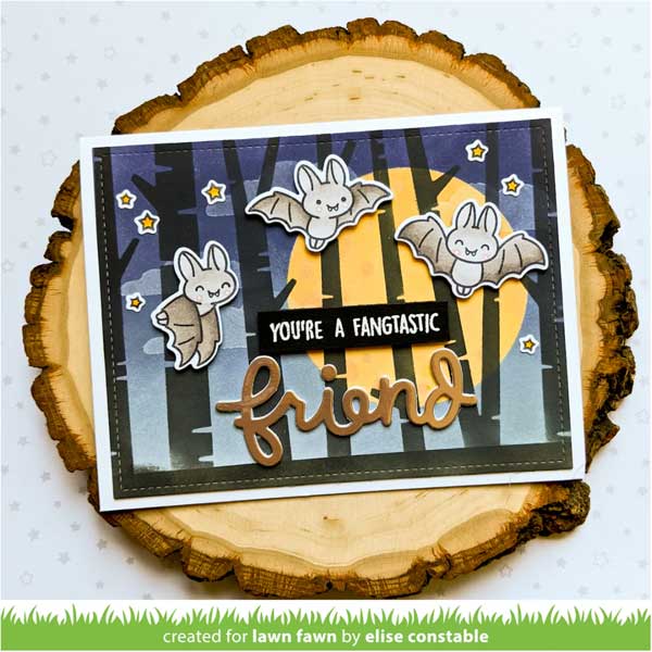 Lawn Fawn Fangtastic Friends Stamp