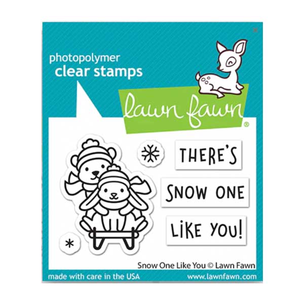 Lawn Fawn Snow One Like You Stamp