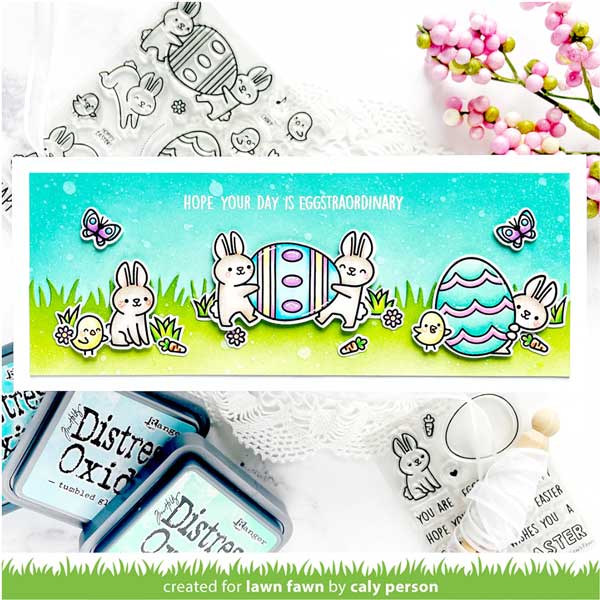 Lawn Fawn Eggstraordinary Easter Stamp