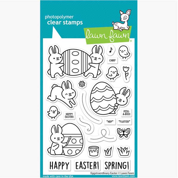 Lawn Fawn Eggstraordinary Easter Stamp