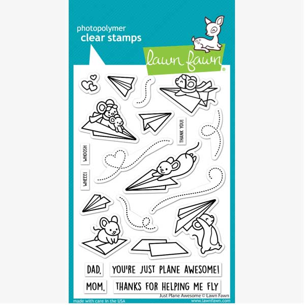 Lawn Fawn Just Plane Awesome Stamp