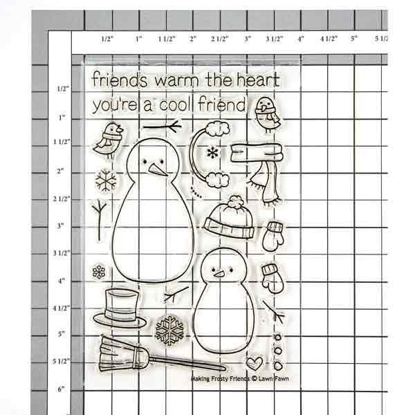 Lawn Fawn Making Frosty Friends Stamp Set