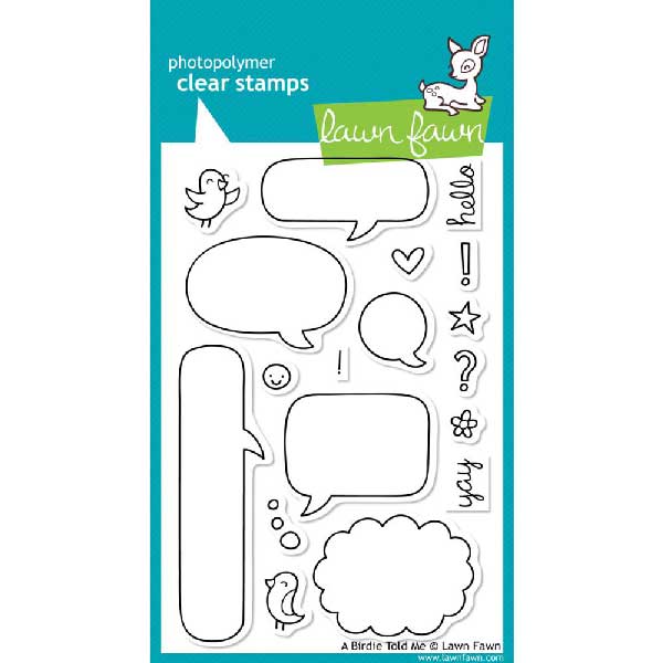 Lawn Fawn A Birdie Told Me Stamp Set