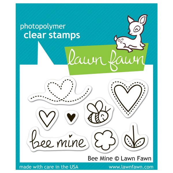 Lawn Fawn Bee Mine Stamp Set&lt;span style=&quot;color:red;&quot;&gt;Blemished&lt;/span&gt;