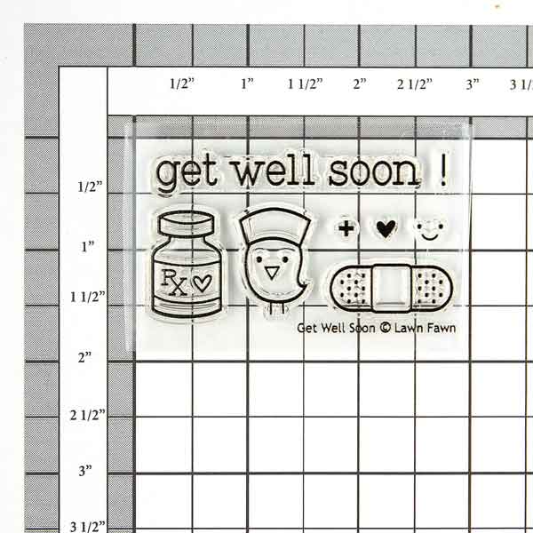 Lawn Fawn Get Well Soon Stamp Set