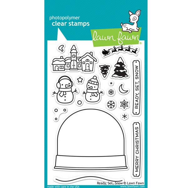 Lawn Fawn Ready, Set, Snow Stamp Set &lt;span style=&quot;color:red;&quot;&gt;Blemished&lt;/span&gt;