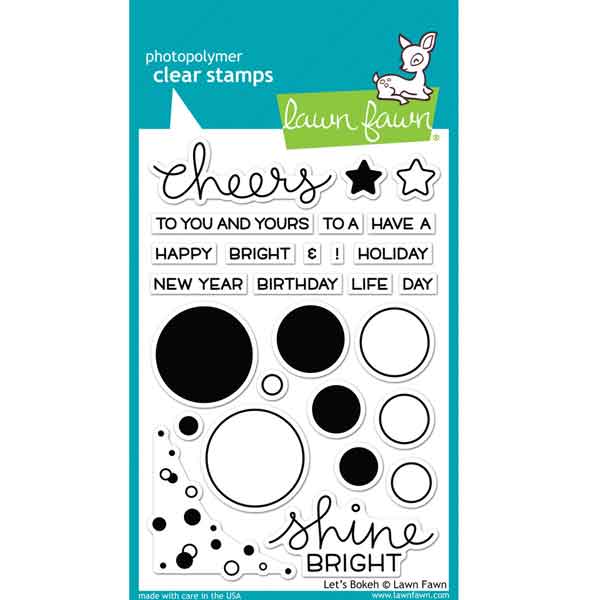 Lawn Fawn Let&#039;s Bokeh Stamp Set