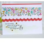 Memory Box Blooming Leafy Border Stamp