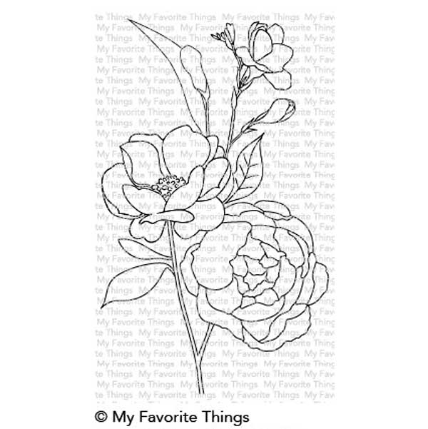 My Favorite Things Fresh Cut Flowers Stamp