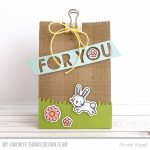 My Favorite Things All Lined Up Background Stamp