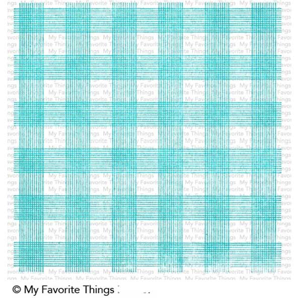 My Favorite Things All Lined Up Background Stamp