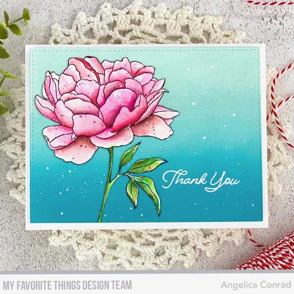 My Favorite Things Peony Perfection Stamp