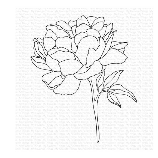 My Favorite Things Peony Perfection Stamp