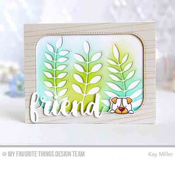 My Favorite Things Wire Background Stamp