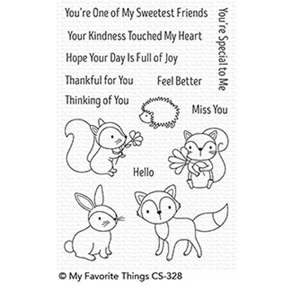 My Favorite Things Woodland Friends Stamp Set